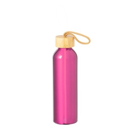 Gourde Éco-responsable Personnalisée Irvinson Matières : bambou Couleurs : bleu objet promo petit budget