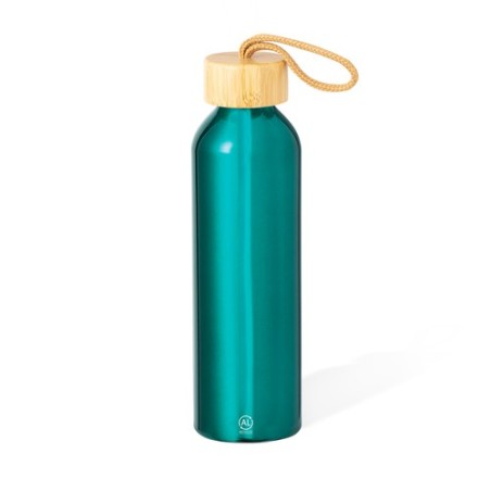 Gourde Éco-responsable Personnalisée Irvinson Matières : bambou Couleurs : rouge objet promo petit budget