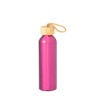 Gourde Éco-responsable Personnalisée Irvinson Matières : bambou Couleurs : rouge cadeau affaires élégant