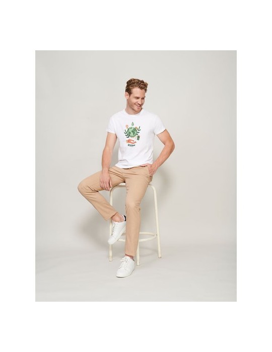 T-shirt Éco-responsable 140g Personnalisé - EPIC UNI Matières : coton biologique Taille textile : 3XL Couleurs : noir profond ob