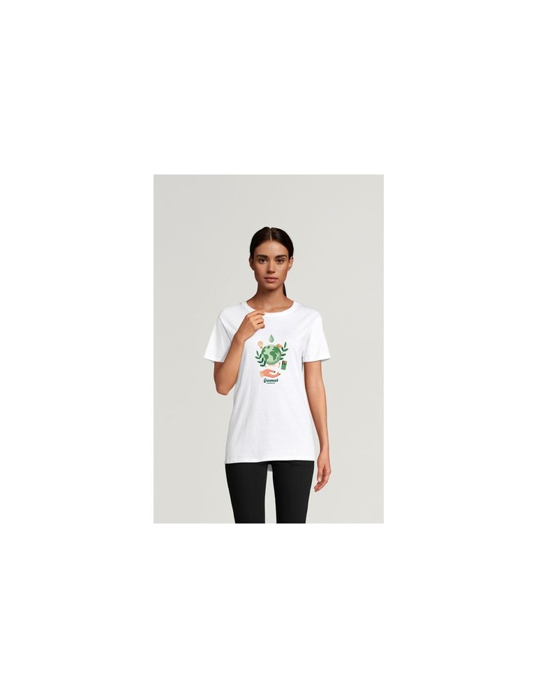 T-shirt Éco-responsable 140g Personnalisé - EPIC UNI Matières : coton biologique Taille textile : 3XL Couleurs : rouge livraison