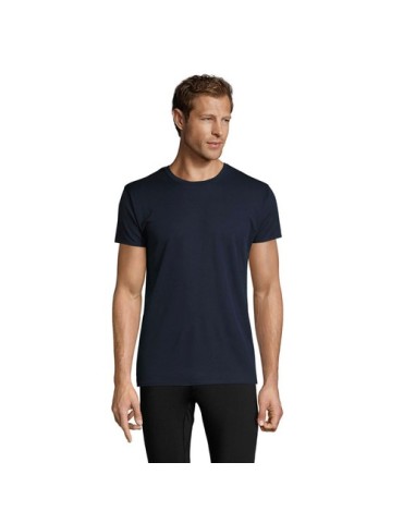 T-shirt Personnalisé 130g SPRINT UNI Matières : PET Taille textile : XS Couleurs : french navy marquage couleur éclatante