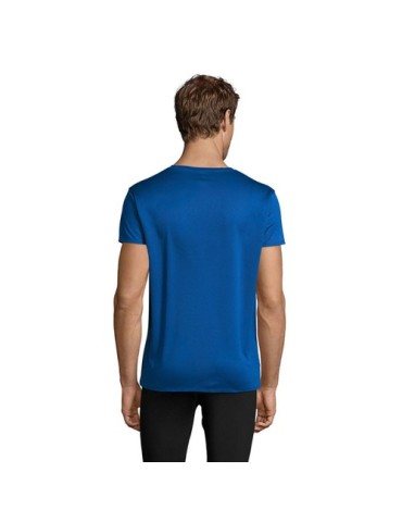 T-shirt Personnalisé 130g SPRINT UNI Matières : PET Taille textile : XS Couleurs : bleu royal impression haute définition