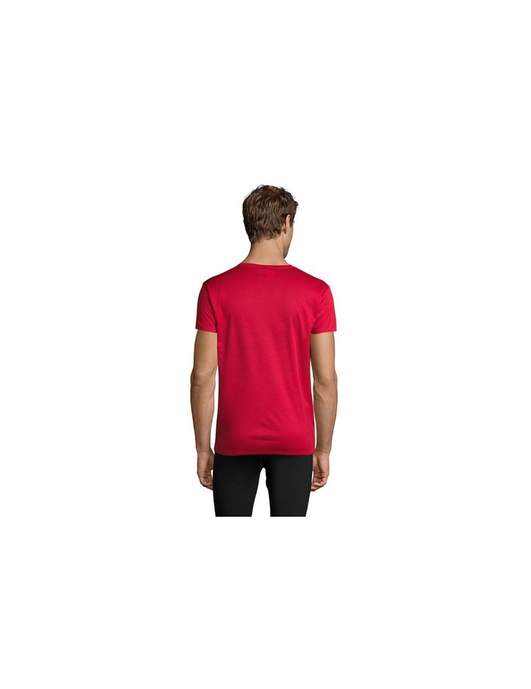 T-shirt Personnalisé 130g SPRINT UNI Matières : PET Taille textile : M Couleurs : rouge livraison express 24h 48h