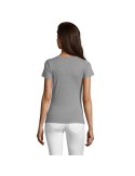 Tee-shirt Femme Personnalisable 100% Coton Régent Fit 150g Matières : coton Taille textile : S Couleurs : gris chiné cadeau clie