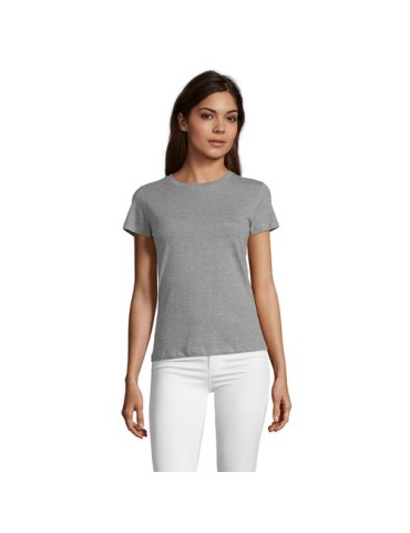 Tee-shirt Femme Personnalisable 100% Coton Régent Fit 150g Matières : coton Taille textile : XXL Couleurs : gris chiné objet pub