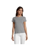Tee-shirt Femme Personnalisable 100% Coton Régent Fit 150g Matières : coton Taille textile : XXL Couleurs : gris chiné objet pub