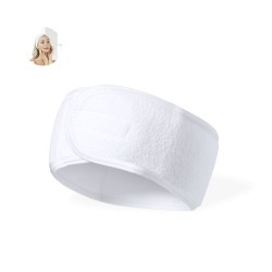 Bandeau Personnalisé Beauté Madax Matières : polyester Couleurs : blanc 2