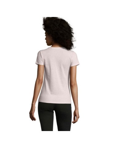 Tee-shirt Femme Personnalisable 100% Coton Régent Fit 150g Matières : coton Taille textile : S Couleurs : rose chiné goodies pub