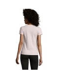 Tee-shirt Femme Personnalisable 100% Coton Régent Fit 150g Matières : coton Taille textile : XL Couleurs : rose chiné cadeau cli