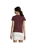 Tee-shirt Femme Personnalisable 100% Coton Régent Fit 150g Matières : coton Taille textile : XXL Couleurs : lie de vin chiné mar