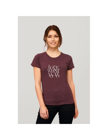 Tee-shirt Femme Personnalisable 100% Coton Régent Fit 150g Matières : coton Taille textile : L Couleurs : blanc objet promotionn