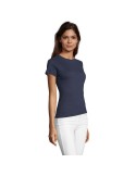 Tee-shirt Femme Personnalisable 100% Coton Régent Fit 150g Matières : coton Taille textile : XL Couleurs : french navy impressio