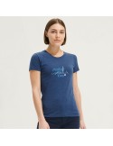 Tee-shirt Femme Personnalisable 100% Coton Régent Fit 150g Matières : coton Taille textile : XL Couleurs : french navy cadeau co
