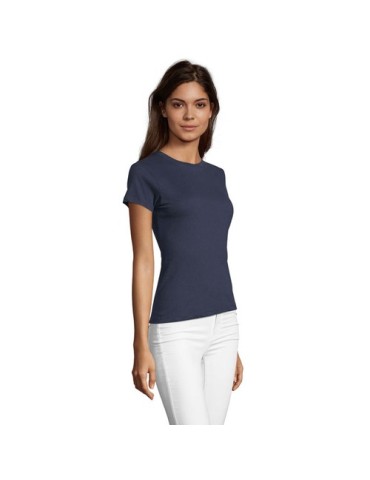 Tee-shirt Femme Personnalisable 100% Coton Régent Fit 150g Matières : coton Taille textile : XXL Couleurs : french navy personna