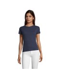 Tee-shirt Femme Personnalisable 100% Coton Régent Fit 150g Matières : coton Taille textile : L Couleurs : french navy cadeau aff