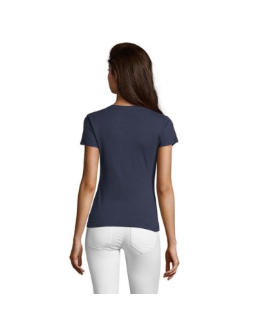 Tee-shirt Femme Personnalisable 100% Coton Régent Fit 150g Matières : coton Taille textile : L Couleurs : french navy objet publ