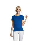 T-shirt Femme Personnalisable 100% Coton 150g REGENT Matières : coton Taille textile : 3XL Couleurs : bleu royal impression logo