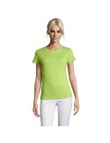 T-shirt Femme Personnalisable 100% Coton 150g REGENT Matières : coton Taille textile : L Couleurs : vert pomme objet publicitair