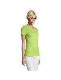 T-shirt Femme Personnalisable 100% Coton 150g REGENT Matières : coton Taille textile : M Couleurs : vert pomme objet publicitair
