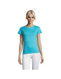 T-shirt Femme Personnalisable 100% Coton 150g REGENT Matières : coton Taille textile : S Couleurs : bleu atoll personnalisable a
