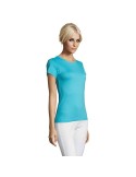 T-shirt Femme Personnalisable 100% Coton 150g REGENT Matières : coton Taille textile : XL Couleurs : bleu atoll goodies personna