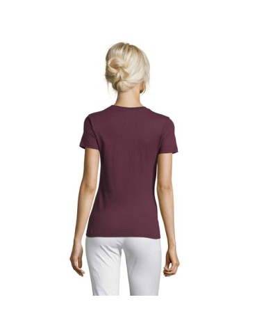 T-shirt Femme Personnalisable 100% Coton 150g REGENT Matières : coton Taille textile : XXL Couleurs : bordeaux goodies publicita