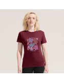 T-shirt Femme Personnalisable 100% Coton 150g REGENT Matières : coton Taille textile : XXL Couleurs : bordeaux objet promotionne
