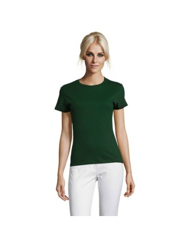 T-shirt Femme Personnalisable 100% Coton 150g REGENT Matières : coton Taille textile : XL Couleurs : vert bouteille livraison ex