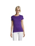 T-shirt Femme Personnalisable 100% Coton 150g REGENT Matières : coton Taille textile : M Couleurs : violet foncé personnalisatio