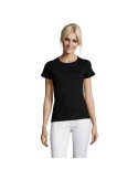 T-shirt Femme Personnalisable 100% Coton 150g REGENT Matières : coton Taille textile : XL Couleurs : noir profond