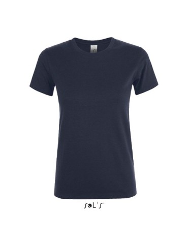 T-shirt Femme Personnalisable 100% Coton 150g REGENT Matières : coton Taille textile : M Couleurs : french navy cadeau affaires 