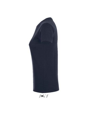 T-shirt Femme Personnalisable 100% Coton 150g REGENT Matières : coton Taille textile : XL Couleurs : french navy cadeau collabor