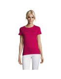 T-shirt Femme Personnalisable 100% Coton 150g REGENT Matières : coton Taille textile : M Couleurs : fuchsia objet promo petit bu