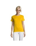 T-shirt Femme Personnalisable 100% Coton 150g REGENT Matières : coton Taille textile : S Couleurs : jaune goodies publicitaire d