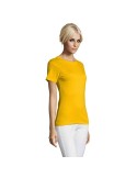 T-shirt Femme Personnalisable 100% Coton 150g REGENT Matières : coton Taille textile : S Couleurs : jaune personnalisable avec v