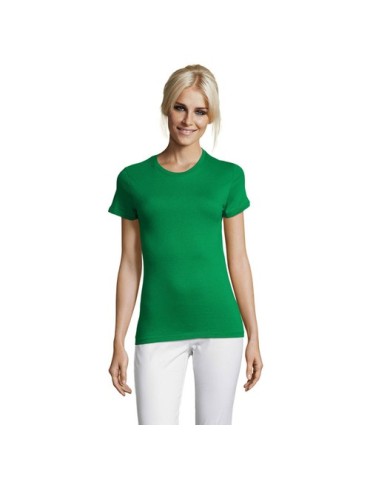 T-shirt Femme Personnalisable 100% Coton 150g REGENT Matières : coton Taille textile : S Couleurs : vert prairie personnalisatio