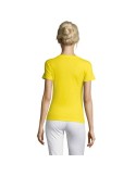 T-shirt Femme Personnalisable 100% Coton 150g REGENT Matières : coton Taille textile : S Couleurs : jaune citron impression haut