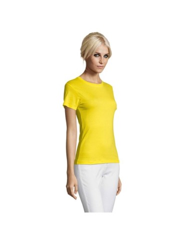 T-shirt Femme Personnalisable 100% Coton 150g REGENT Matières : coton Taille textile : XXL Couleurs : jaune citron personnalisat