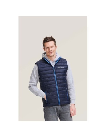 Doudoune Légère Personnalisable Bodywarmer WAVE MEN Taille textile : L Couleurs : noir goodies publicitaire durable