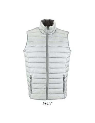 Doudoune Légère Personnalisable Bodywarmer WAVE MEN Taille textile : 3XL Couleurs : gris métallisé livraison express 24h 48h
