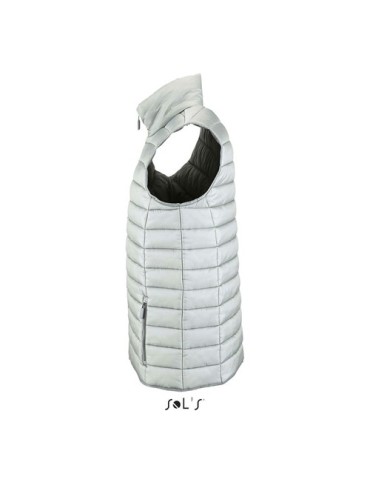 Doudoune Légère Personnalisable Bodywarmer WAVE MEN Taille textile : 3XL Couleurs : gris métallisé cadeau collaborateur premium
