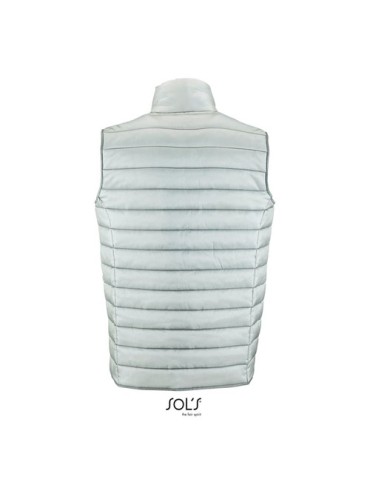 Doudoune Légère Personnalisable Bodywarmer WAVE MEN Taille textile : 3XL Couleurs : gris métallisé cadeau entreprise pas cher