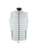 Doudoune Légère Personnalisable Bodywarmer WAVE MEN Taille textile : L Couleurs : gris métallisé personnalisation rapide en Fran