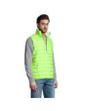 Doudoune Légère Personnalisable Bodywarmer WAVE MEN Taille textile : XL Couleurs : vert citron fluo livraison express 24h 48h