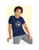 T-shirt personnalisé 100% coton enfant Régent Fit Matières : coton Taille textile : 3XL Couleurs : gris chiné goodies publicitai
