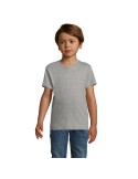 T-shirt personnalisé 100% coton enfant Régent Fit Matières : coton Taille textile : 4XL Couleurs : gris chiné livraison express 