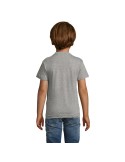 T-shirt personnalisé 100% coton enfant Régent Fit Matières : coton Taille textile : 4XL Couleurs : gris chiné objet promotionnel