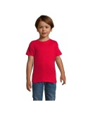 T-shirt personnalisé 100% coton enfant Régent Fit Matières : coton Taille textile : M Couleurs : rouge cadeau entreprise pas che