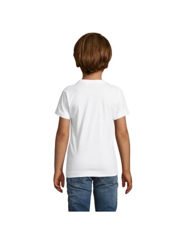 T-shirt personnalisé 100% coton enfant Régent Fit Matières : coton Taille textile : 4XL Couleurs : blanc personnalisation rapide
